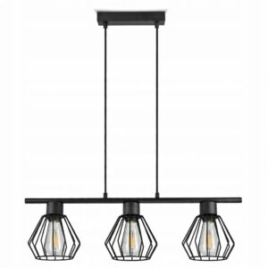 LAMPA WISZĄCA ŻYRANDOL BRYLANT LOFT EDISON DRUT