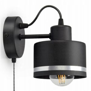 LAMPA ŚCIENNA KINKIET Z WŁĄCZNIKIEM LOFT LED