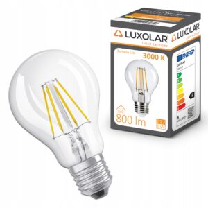 Żarówka edison LED E27 barwa ciepła 3000K – 8W – 786377