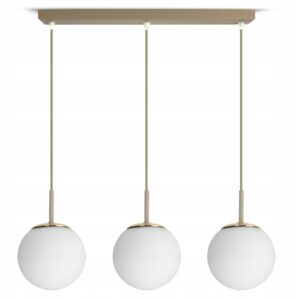 Lampa Sufitowa Żyrandol Plafon Beżowa Gray Beige G9 LED 564-BZ3 Nad stół