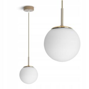 Lampa Sufitowa Żyrandol Beżowa Gray Beige G9 LED 564-EZ1 Nad stół blat bar