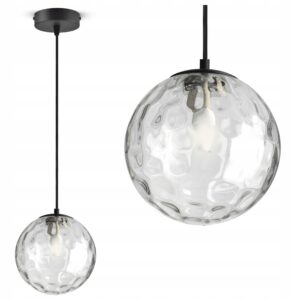 Lampa Wisząca Sufitowa Żyrandol Szklana Kula – EZ1 Texture LED G9