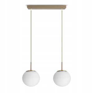 Lampa Sufitowa Żyrandol Plafon Beżowa Gray Beige G9 LED 564-BZ2 Nad stół
