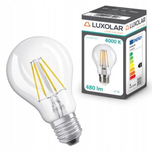 Żarówka edison LED E27 barwa neutralna 4000K – 4W – 1659278