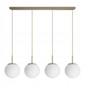 Lampa Sufitowa Żyrandol Plafon Beżowa Gray Beige G9 LED 564-BZ4 Nad stół