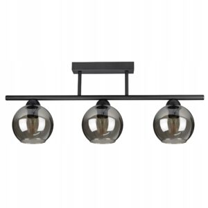 Szklana Lampa Wisząca Sufitowa Żyrandol Kule LED