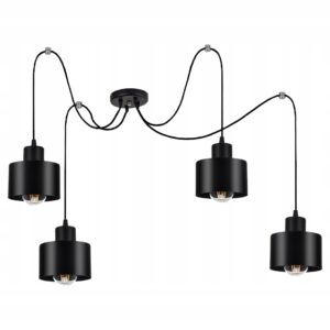 LAMPA WISZĄCA SUFITOWA ŻYRANDOL PAJĄK EDISON LOFT