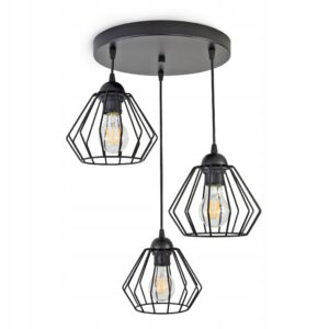 LAMPA WISZĄCA SUFITOWA ŻYRANDOL BRYLANT LED 724-E3