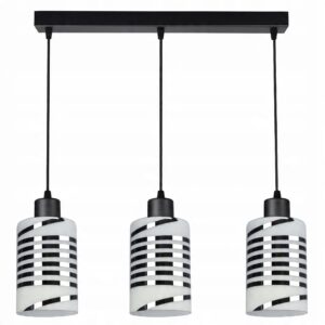 LAMPA WISZĄCA SUFITOWA ŻYRANDOL ABAŻUR NOWOCZESNA