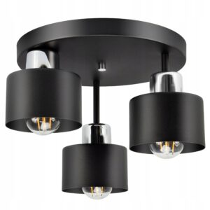 LAMPA WISZĄCA SUFITOWA ŻYRANDOL PLAFON CHROM LED