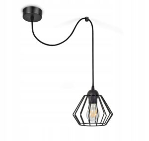 LAMPA DRUCIANA WISZĄCA PAJĄK DIAMENT 724-S1 LED