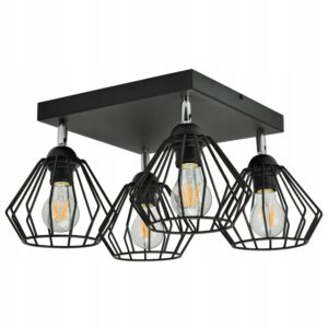 LAMPA WISZĄCA SUFITOWA ŻYRANDOL BRYLANT LED EDISON