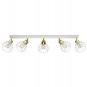 Lampa sufitowa do długiego korytarza – regulowane diamenty