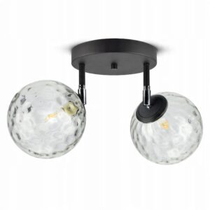 Lampa Sufitowa Plafon Żyrandol Szklane Kule – EGR2 Texture LED G9