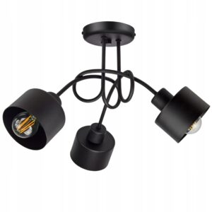 LAMPA SUFITOWA ŻYRANDOL PĘTLA LOFT EDISON LED