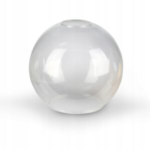 Szklany klosz kulka transparentna W041B na E27 – 15cm