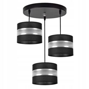 LAMPA WISZĄCA SUFITOWA ŻYRANDOL ABAŻUR NOWOCZESNA