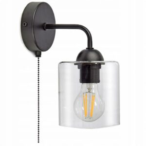 Kinkiet Lampa Ścienna Szklana Geometryczne wzory
