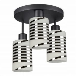 LAMPA WISZĄCA SUFITOWA ŻYRANDOL ABAŻUR NOWOCZESNA