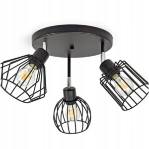 Lampa Plafon Loft Edison z Drutu Druciak 720-G3M