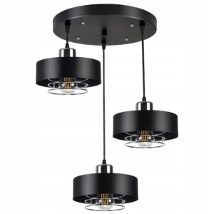 Lampa Żyrandol Led Sufitowa Wisząca VIGO II Chrom