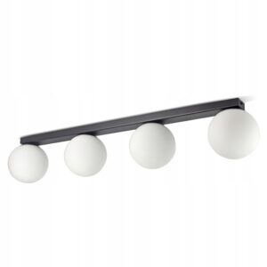 Lampa Sufitowa Żyrandol Plafon Full Globe Glass 561-B4 G9 Białe kule LED