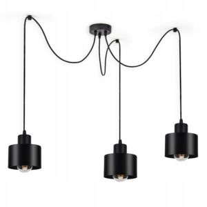 LAMPA WISZĄCA SUFITOWA ŻYRANDOL PAJĄK EDISON LOFT