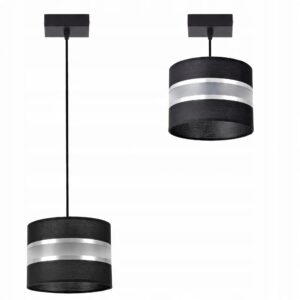 LAMPA WISZĄCA SUFITOWA ŻYRANDOL ABAŻUR NOWOCZESNA