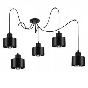 LAMPA WISZĄCA SUFITOWA ŻYRANDOL PAJĄK EDISON LOFT