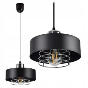 Lampa Żyrandol Led Sufitowa Wisząca VIGO II Chrom