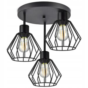 LAMPA WISZĄCA SUFITOWA ŻYRANDOL BRYLANT LOFT DRUT