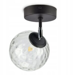 Lampa Wisząca Sufitowa Plafon Szklana Kula – EGR1 Texture LED G9