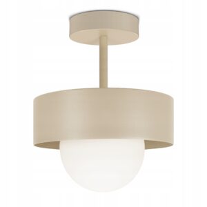 Lampa Wisząca Sufitowa ŻYRANDOL Loft Beżowa G9 Szklane Kule Modern LUXOLAR